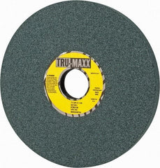 Tru-Maxx - 7" Diam x 1-1/4" Hole x 3/4" Thick, I Hardness, 100 Grit Surface Grinding Wheel - Silicon Carbide, Type 5, Fine Grade, 3,600 Max RPM, Vitrified Bond, One-Side Recess - USA Tool & Supply