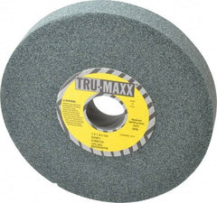 Tru-Maxx - 7" Diam x 1-1/4" Hole x 1" Thick, I Hardness, 60 Grit Surface Grinding Wheel - Silicon Carbide, Type 5, Medium Grade, 3,600 Max RPM, Vitrified Bond, One-Side Recess - USA Tool & Supply