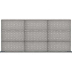 LISTA - 9-Compartment Drawer Divider Layout for 3.15" High Drawers - USA Tool & Supply