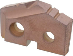 Allied Machine and Engineering - 13/16" Diam x 5/32" Thick, Seat Code 1, 132° Included Angle Spade Drill Insert - AM200 Coated, Cobalt, Grade Super Cobalt, Series GEN2 T-A - USA Tool & Supply
