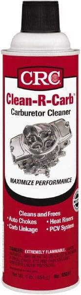 CRC - Engine Additives Type: Carburetor Cleaner Container Size: 20 oz - USA Tool & Supply