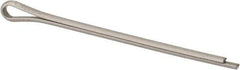 Made in USA - 1/16" Diam x 1-1/4" Long Extended Prong Cotter Pin - Grade 18-8, Uncoated, Stainless Steel - USA Tool & Supply