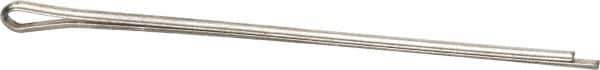 Made in USA - 1/16" Diam x 2" Long Extended Prong Cotter Pin - Grade 18-8, Uncoated, Stainless Steel - USA Tool & Supply