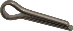 Made in USA - 1/8" Diam x 1/2" Long Extended Prong Cotter Pin - Grade 18-8, Uncoated, Stainless Steel - USA Tool & Supply