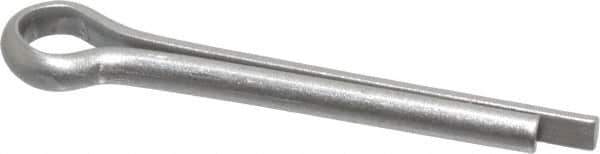 Made in USA - 1/8" Diam x 1" Long Extended Prong Cotter Pin - Grade 18-8, Uncoated, Stainless Steel - USA Tool & Supply