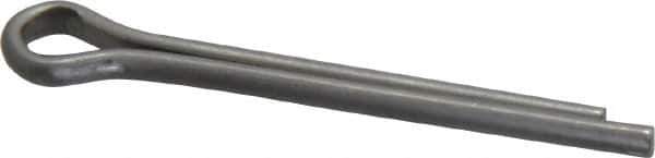 Made in USA - 1/8" Diam x 1-1/4" Long Extended Prong Cotter Pin - Grade 18-8, Uncoated, Stainless Steel - USA Tool & Supply