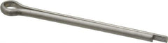 Made in USA - 1/8" Diam x 1-3/4" Long Extended Prong Cotter Pin - Grade 18-8, Uncoated, Stainless Steel - USA Tool & Supply