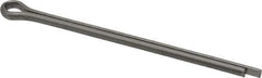 Made in USA - 5/32" Diam x 3" Long Extended Prong Cotter Pin - Grade 18-8, Uncoated, Stainless Steel - USA Tool & Supply