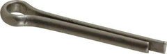 Made in USA - 3/16" Diam x 1-1/4" Long Extended Prong Cotter Pin - Grade 18-8, Uncoated, Stainless Steel - USA Tool & Supply