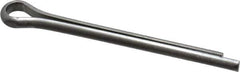 Made in USA - 3/16" Diam x 2" Long Extended Prong Cotter Pin - Grade 18-8, Uncoated, Stainless Steel - USA Tool & Supply