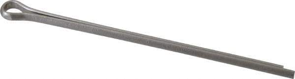 Made in USA - 3/16" Diam x 4" Long Extended Prong Cotter Pin - Grade 18-8, Uncoated, Stainless Steel - USA Tool & Supply