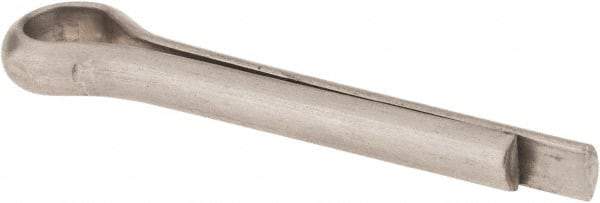 Made in USA - 1/4" Diam x 1-1/2" Long Extended Prong Cotter Pin - Grade 18-8, Uncoated, Stainless Steel - USA Tool & Supply