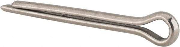 Made in USA - 5/16" Diam x 3" Long Extended Prong Cotter Pin - Grade 18-8, Uncoated, Stainless Steel - USA Tool & Supply