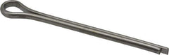 Made in USA - 5/16" Diam x 4" Long Extended Prong Cotter Pin - Grade 18-8, Uncoated, Stainless Steel - USA Tool & Supply