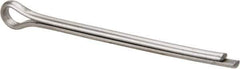 Made in USA - 5/16" Diam x 5" Long Extended Prong Cotter Pin - Grade 18-8, Uncoated, Stainless Steel - USA Tool & Supply