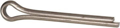 Made in USA - 3/8" Diam x 3" Long Extended Prong Cotter Pin - Grade 18-8, Uncoated, Stainless Steel - USA Tool & Supply