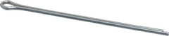 Made in USA - 3/32" Diam x 2-1/2" Long Extended Prong Cotter Pin - Grade 2, Zinc-Plated, Steel - USA Tool & Supply