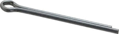 Made in USA - 3/16" Diam x 2-1/2" Long Extended Prong Cotter Pin - Grade 2, Zinc-Plated, Steel - USA Tool & Supply