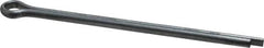 Made in USA - 3/16" Diam x 3-1/2" Long Extended Prong Cotter Pin - Grade 2, Zinc-Plated, Steel - USA Tool & Supply