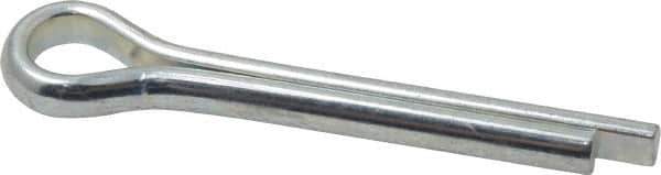 Made in USA - 5/16" Diam x 2" Long Extended Prong Cotter Pin - Grade 2, Zinc-Plated, Steel - USA Tool & Supply