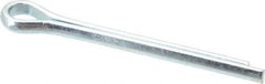 Made in USA - 5/16" Diam x 3" Long Extended Prong Cotter Pin - Grade 2, Zinc-Plated, Steel - USA Tool & Supply