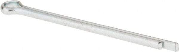 Made in USA - 5/16" Diam x 5" Long Extended Prong Cotter Pin - Grade 2, Zinc-Plated, Steel - USA Tool & Supply