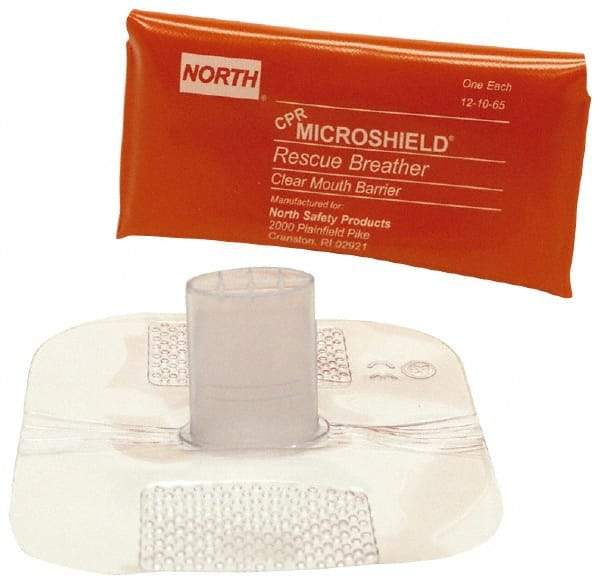 North - Disposable CPR Masks/Breathers Compatible First Aid Kits: North Unitized First Aid Kits Includes: Gloves; Wipes - USA Tool & Supply