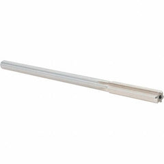Alvord Polk - 0.317" High Speed Steel 6 Flute Chucking Reamer - Straight Flute, 0.2792" Straight Shank, 1-1/2" Flute Length, 6" OAL - USA Tool & Supply