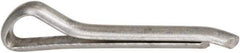 Made in USA - 1/16" Diam x 1/2" Long Hammerlock Cotter Pin - Grade 2, Zinc-Plated, Steel - USA Tool & Supply