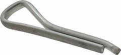 Made in USA - 3/32" Diam x 1/2" Long Hammerlock Cotter Pin - Grade 2, Zinc-Plated, Steel - USA Tool & Supply