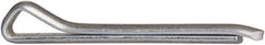 Made in USA - 3/32" Diam x 1" Long Hammerlock Cotter Pin - Grade 2, Zinc-Plated, Steel - USA Tool & Supply