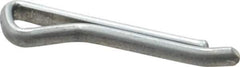 Made in USA - 1/8" Diam x 3/4" Long Hammerlock Cotter Pin - Grade 2, Zinc-Plated, Steel - USA Tool & Supply