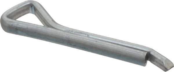 Made in USA - 5/32" Diam x 1" Long Hammerlock Cotter Pin - Grade 2, Zinc-Plated, Steel - USA Tool & Supply