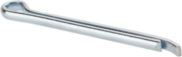 Made in USA - 5/32" Diam x 2" Long Hammerlock Cotter Pin - Grade 2, Zinc-Plated, Steel - USA Tool & Supply