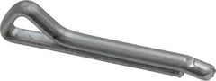 Made in USA - 3/16" Diam x 1-1/4" Long Hammerlock Cotter Pin - Grade 2, Zinc-Plated, Steel - USA Tool & Supply