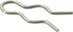 Made in USA - 5/16" Groove, 31/32" Long, Stainless Steel Hair Pin Clip - 0.052" Clip Diam, 3/8" Shaft Diam, Grade 18-8 - USA Tool & Supply