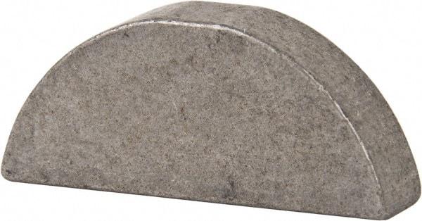 Made in USA - #1011 Standard Woodruff Key - 1-3/8" Long x 5/16" Wide, Steel - USA Tool & Supply