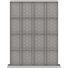 LISTA - 16-Compartment Drawer Divider Layout for 3.15" High Drawers - USA Tool & Supply
