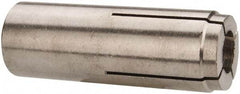 Powers Fasteners - 5/8" Diam, 7/8" Drill, 2-1/4" Min Embedment Drop-In Concrete Anchor - 303 Stainless Steel, 1-3/16" Thread Length - USA Tool & Supply