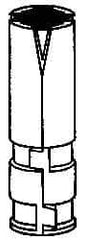 Powers Fasteners - 5/8" Diam, 1" Drill, 2-5/8" OAL, 2-1/2" Min Embedment Single Expansion Concrete Anchor - Zamac Alloy, Flat Head - USA Tool & Supply