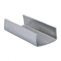 Made in USA - 1/2 Inch Wide, Snap On, Steel Open Seal - 1,000 Piece - USA Tool & Supply