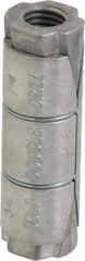 Powers Fasteners - 3/4" Diam, 1-1/4" Drill, 3-15/16" OAL, 2-1/2" Min Embedment Double Expansion Concrete Anchor - Zamac Alloy, Flat Head - USA Tool & Supply