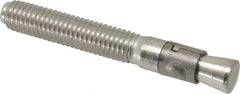 Powers Fasteners - 1/2" Diam, 1/2" Drill, 3-3/4" OAL, Wedge Expansion Concrete Anchor - 304 Stainless Steel, Hex Nut Head, Hex Drive, 2-3/8" Thread Length - USA Tool & Supply