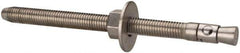 Powers Fasteners - 5/8" Diam, 5/8" Drill, 8-1/2" OAL, Wedge Expansion Concrete Anchor - 304 Stainless Steel, Hex Nut Head, Hex Drive, 7" Thread Length - USA Tool & Supply