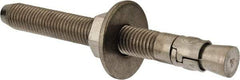 Powers Fasteners - 3/4" Diam, 3/4" Drill, 7" OAL, Wedge Expansion Concrete Anchor - 304 Stainless Steel, Hex Nut Head, Hex Drive, 5-1/8" Thread Length - USA Tool & Supply