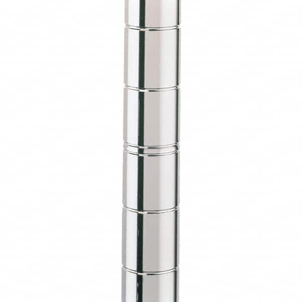 Metro - 1" Wide x 27" High x 1" Long Open Shelving Stationary Shelving Post - USA Tool & Supply