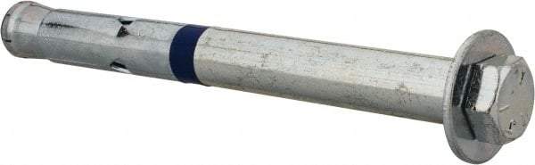 Powers Fasteners - 1/2" Diam, 1/2" Drill, 2-3/4" OAL, Split-Drive Concrete Anchor - Grade 8.2 Steel, Zinc-Plated Finish, Mushroom Head - USA Tool & Supply