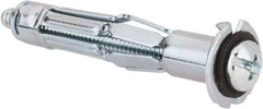 Powers Fasteners - 3/16" Screw, 3/8" Diam, 2" Long, 3/8 to 5/8" Thick, Sleeve Drywall & Hollow Wall Anchor - 3/8" Drill, Zinc Plated, Steel, Grade 5, Use in Concrete, & Masonry, Drywall, Plywood & Wallboard - USA Tool & Supply