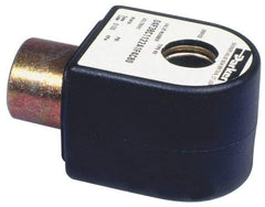 Parker - 24 Volt, 18 Coil Lead Length, Class H, Solenoid Coil - 9.5 Watt, NEMA 4X Enclosure, Use with Parker Skinner Gold Ring Series Valves - USA Tool & Supply