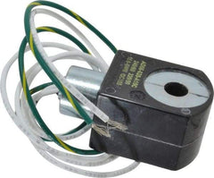 Parker - 240 Volt, 18 Coil Lead Length, Class F, Solenoid Coil - 6.0 Watt, NEMA 4X Enclosure, Use with Parker Skinner Gold Ring Series Valves - USA Tool & Supply